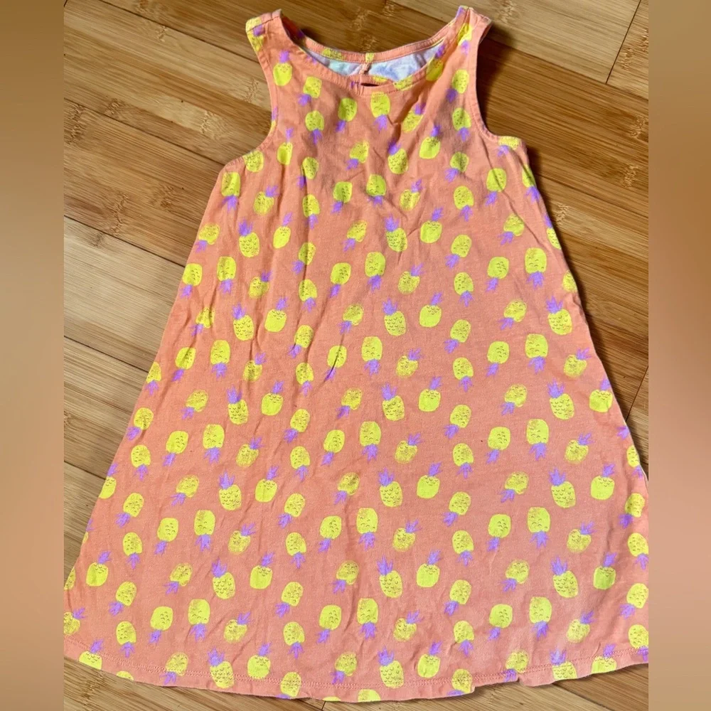 Baby Gap 5T Pineapple Dress and Fruity Shirt
